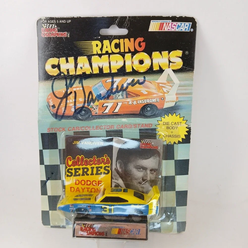 1/43 1/64 scale LEGENDS OF RACING Jim Vandiver 1969 Dodge Daytona  #31 Autograph